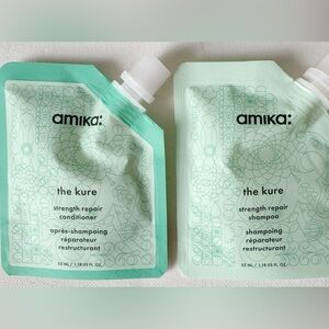 Amika The Kure Strength Repair Shampoo & Conditioner Duo • 35ml / 1.18 fl oz